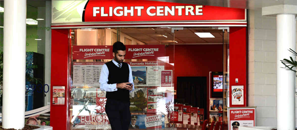 Drop in Flight Centre
