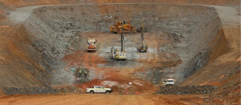 Independence Group and Fortescue Metals Group are falling 