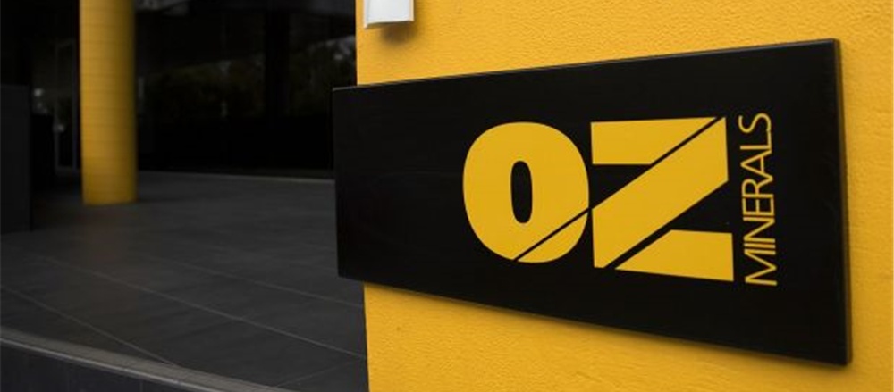 OZ Minerals Limited – Reported a strong quarter of production